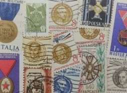 Набор различных марок, Ордена и медали (10 шт.)
